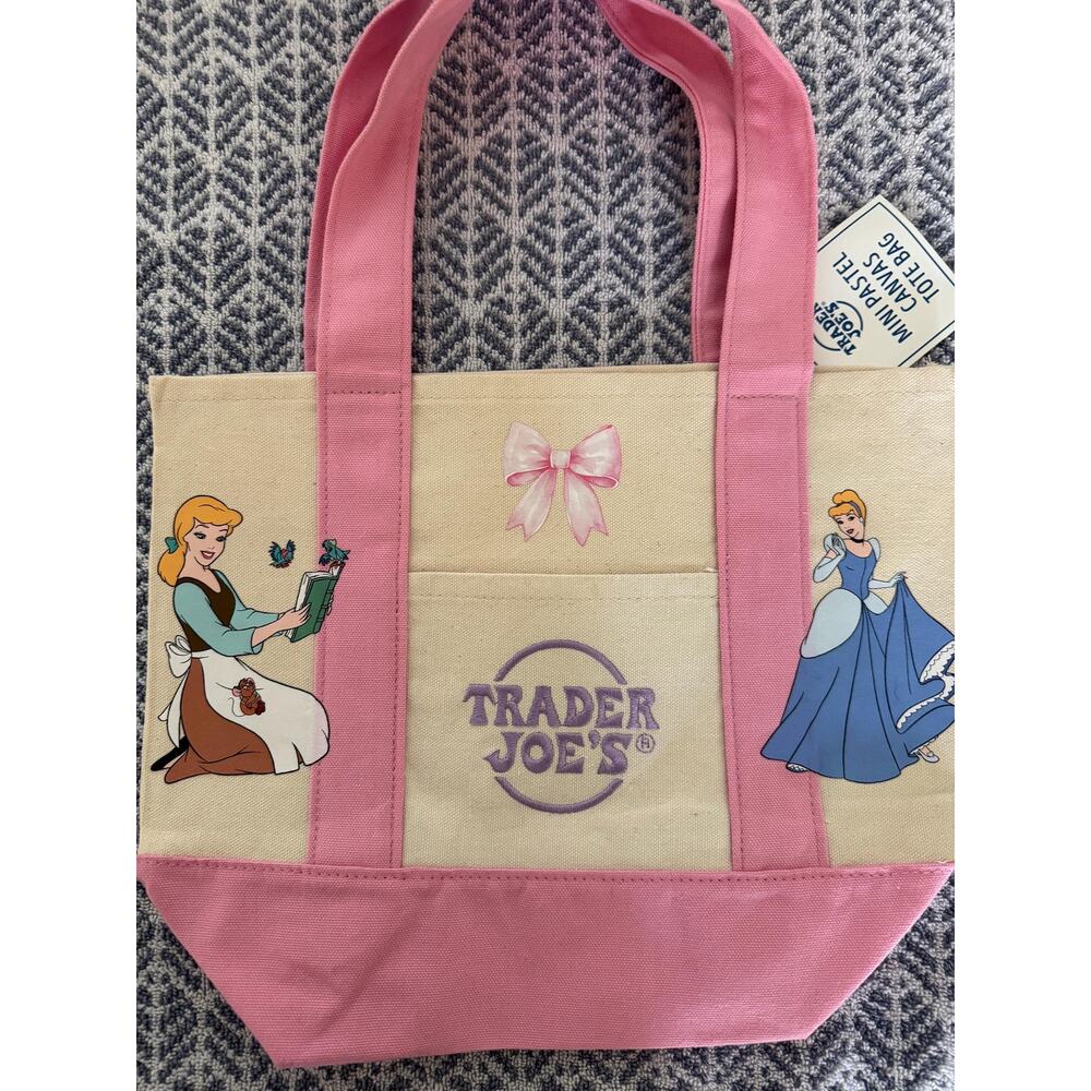 Disney Cinderella Peasant Dress Pink Custom Made Trader Joes Mini Tote